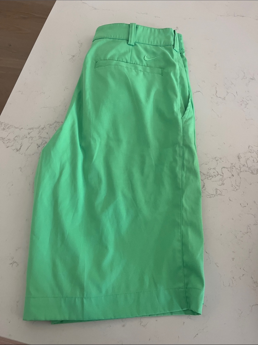 Bright athletic golf shorts!